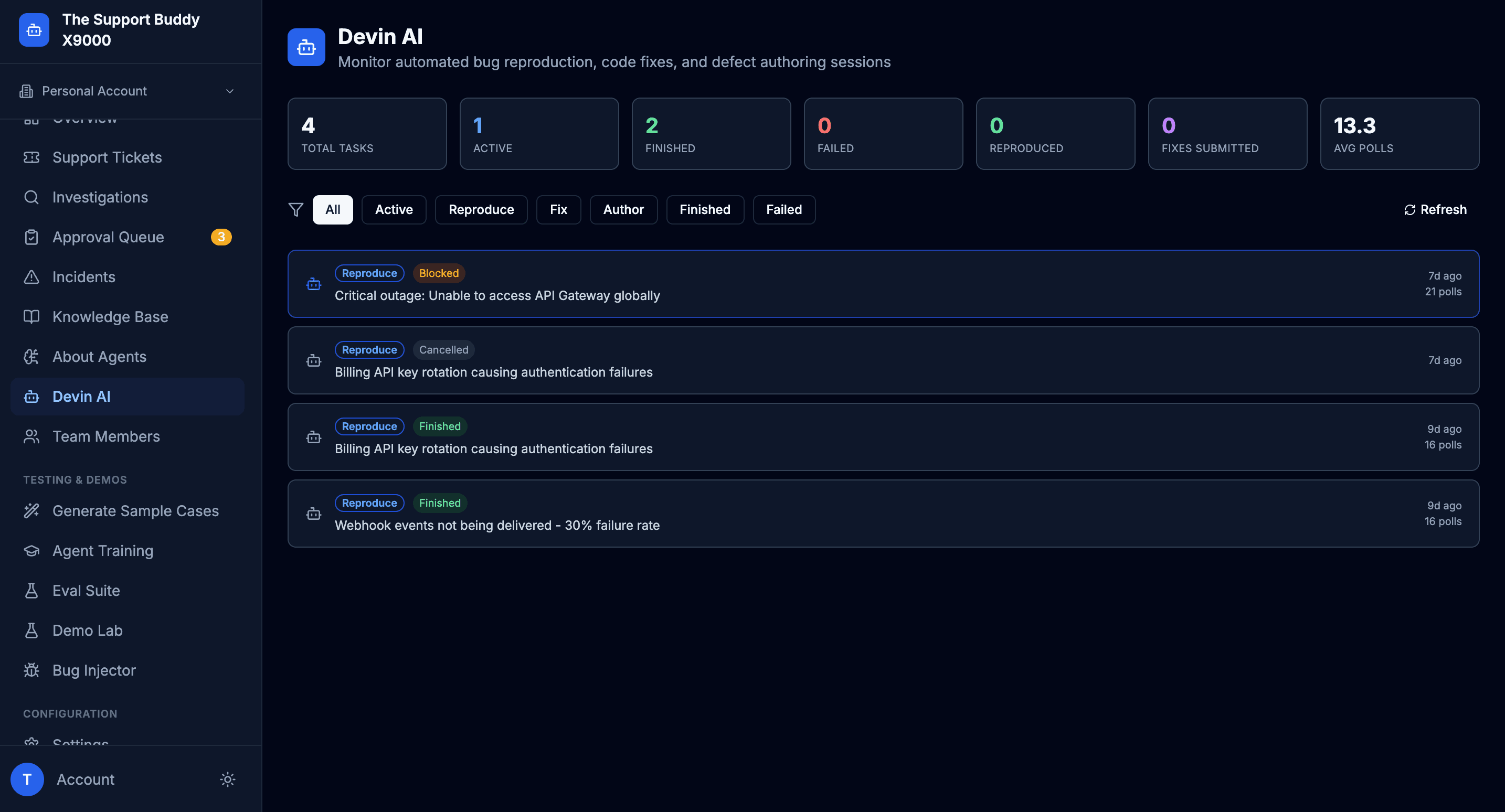 Devin AI Reproduction, Fixes & Live Chat